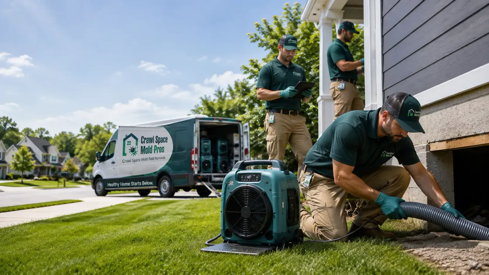 Crawl Space Mold Removal in Rolette, ND
